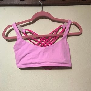 Lululemon wild pink bra sz 8